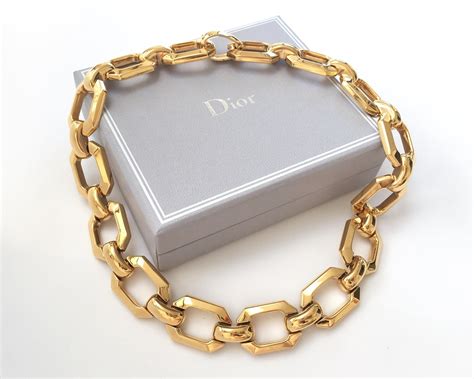 christian dior chain|Christian Dior choker necklaces.